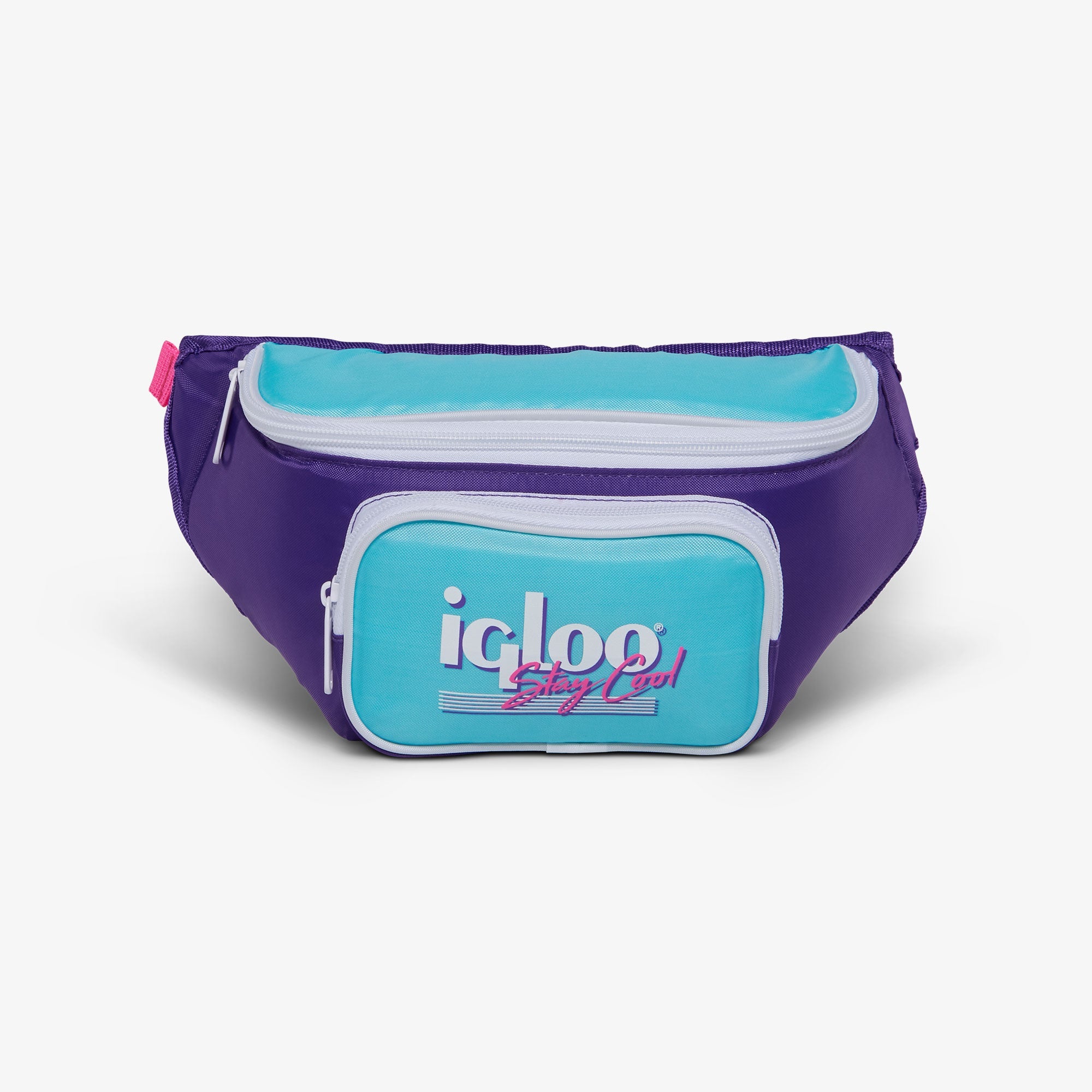 Retro Fanny Pack - Purple - Front View