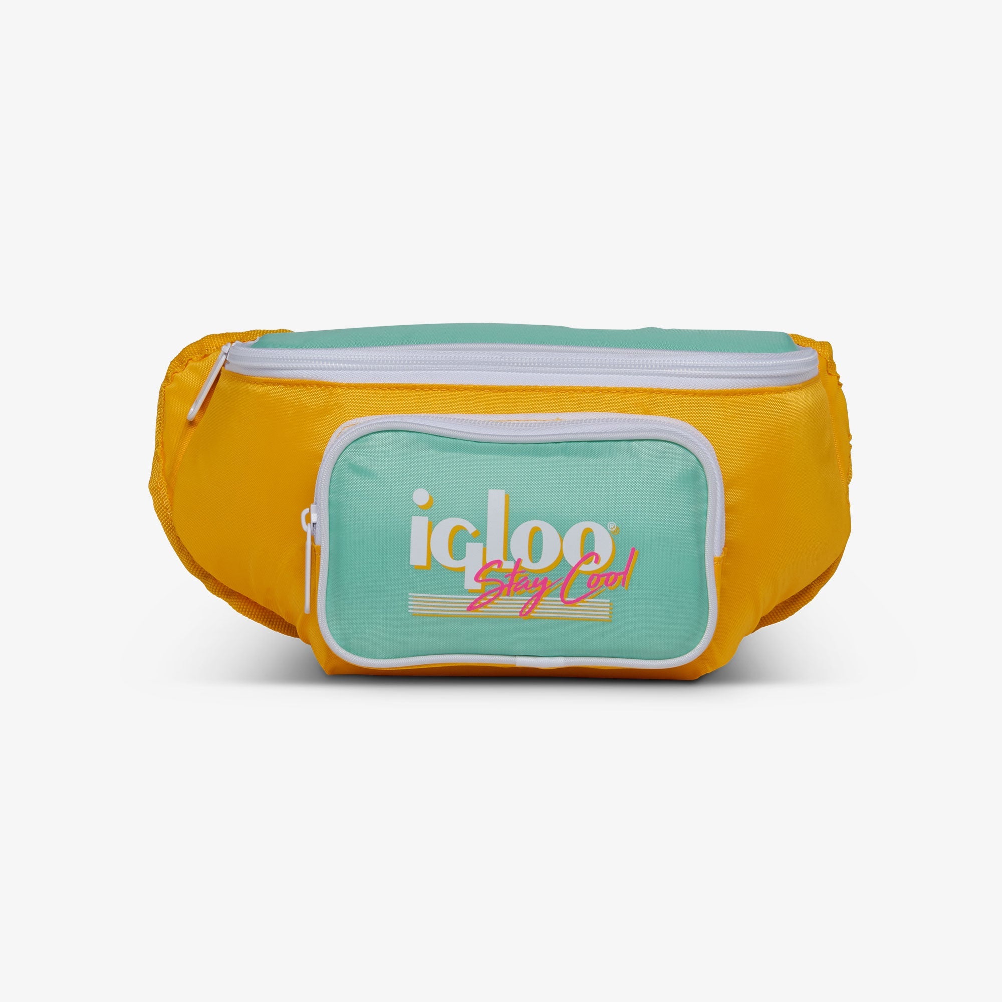 Retro Fanny Pack - Yellow - Front View