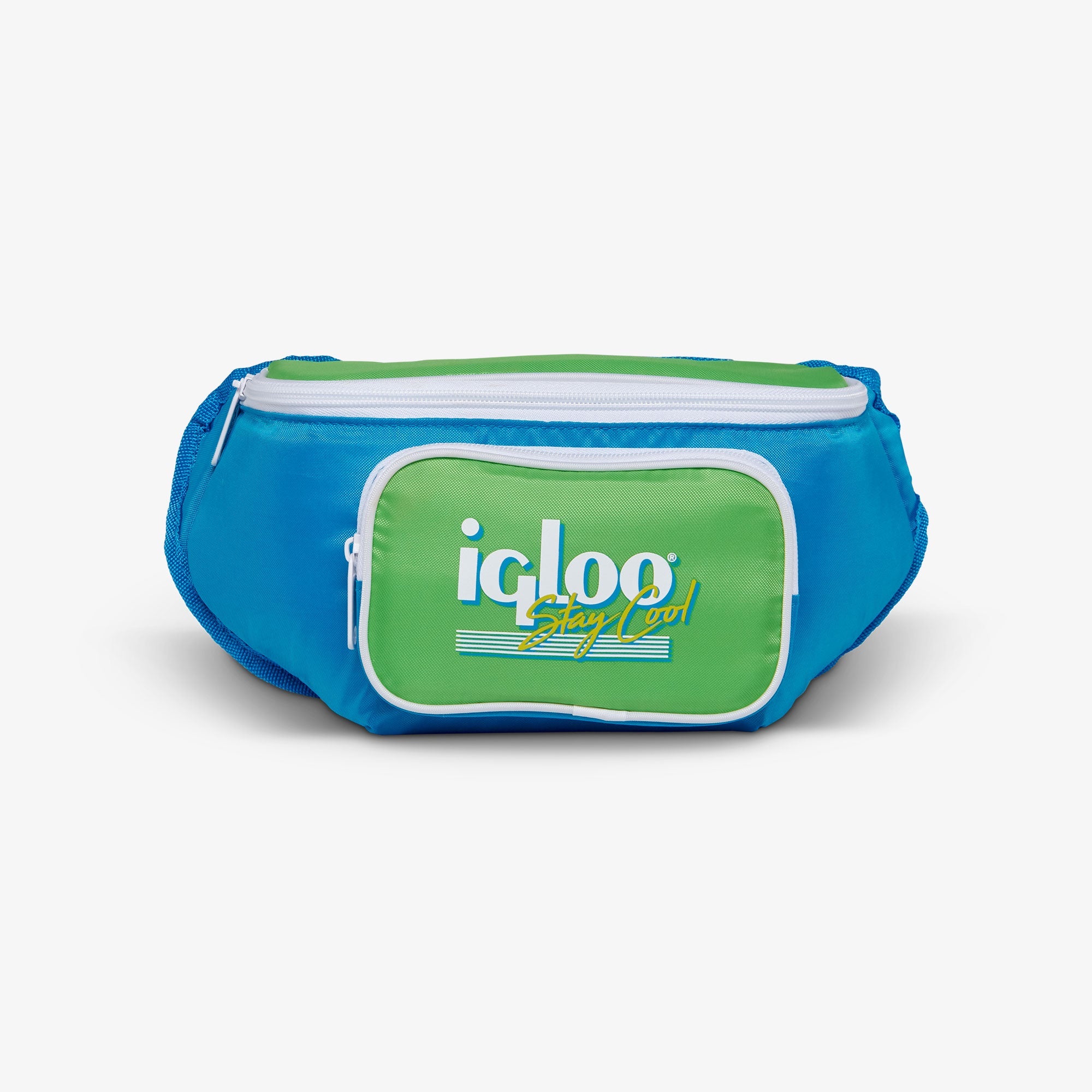 Retro Fanny Pack - Fiesta Blue - Front View
