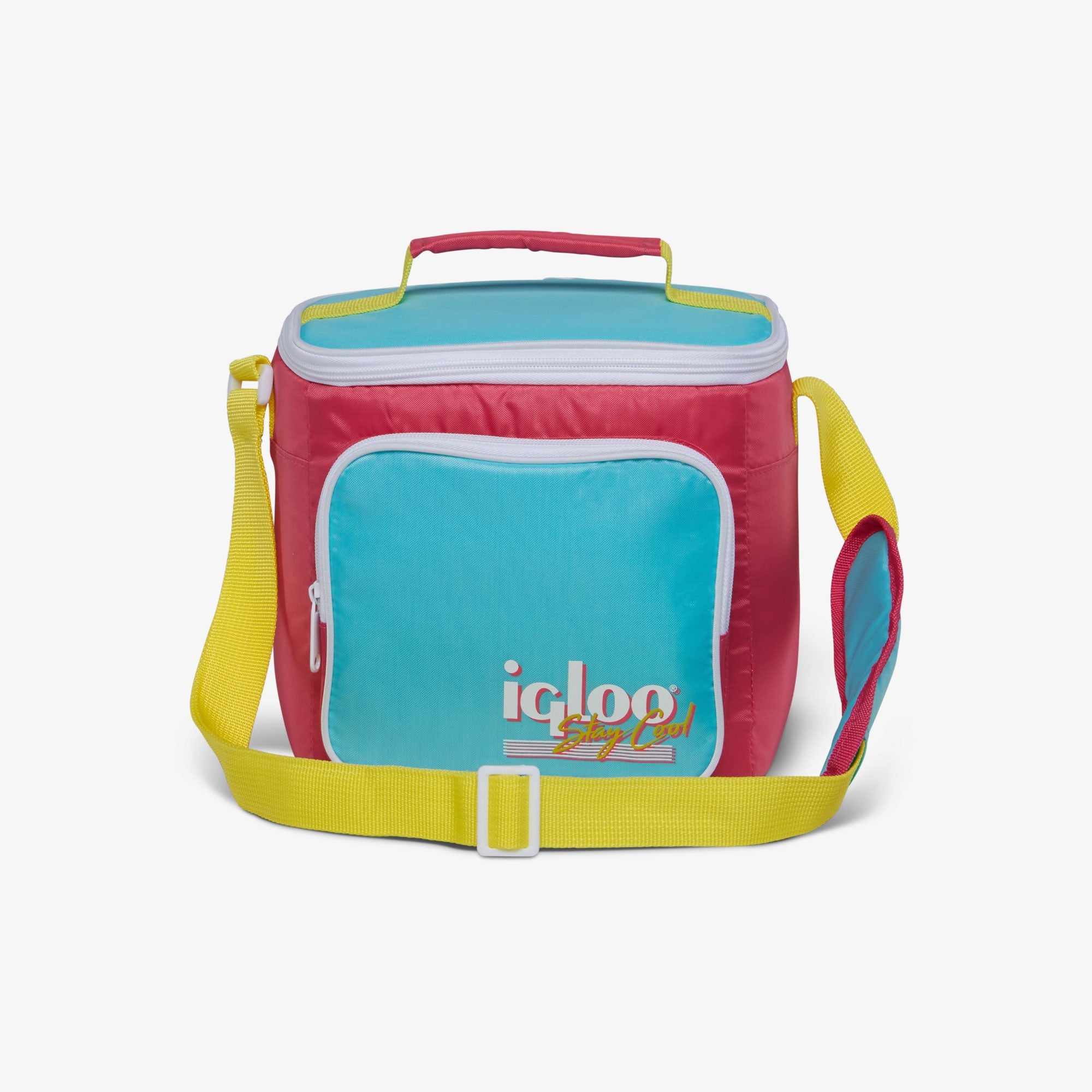 Retro Square Lunch Bag - Watermelon - Front View