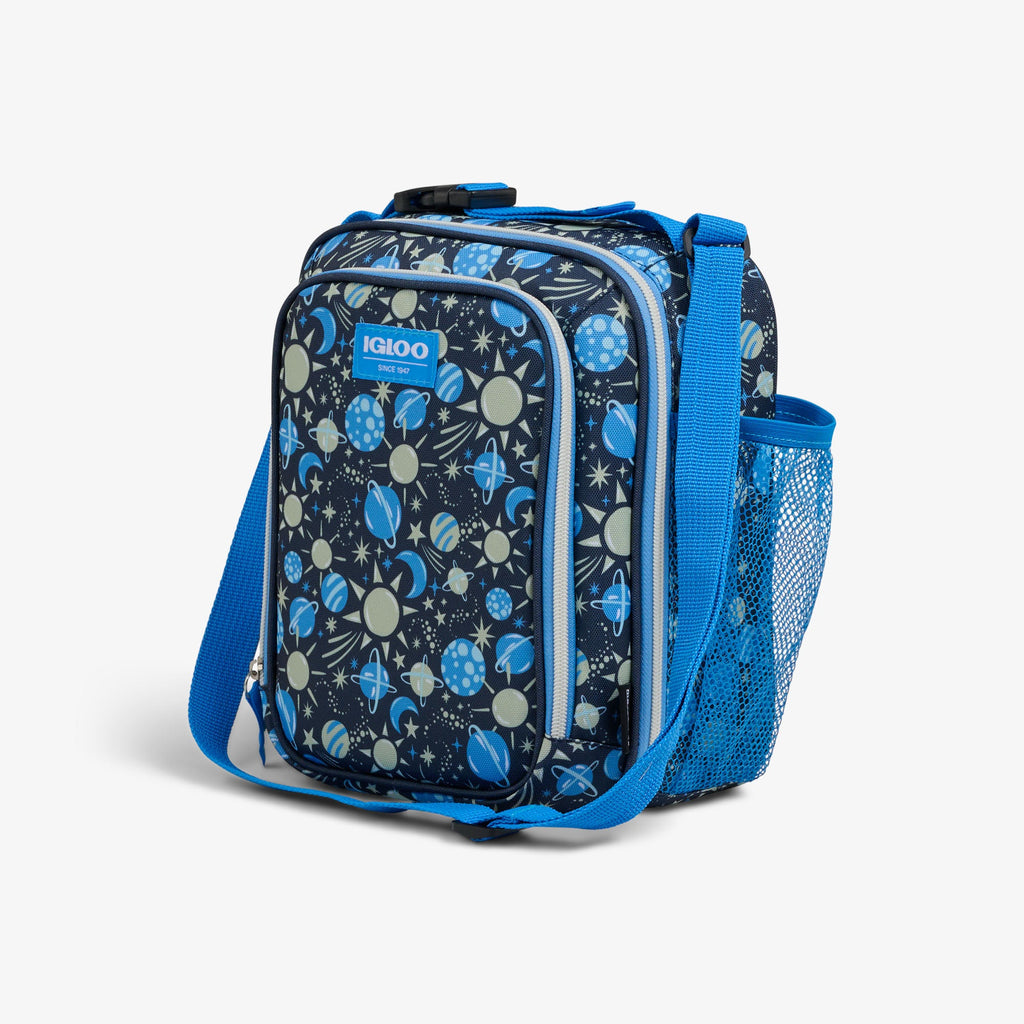 Kids Lunch Glow Vertical Cooler + Bento Box - Cosmic Glow - Product View