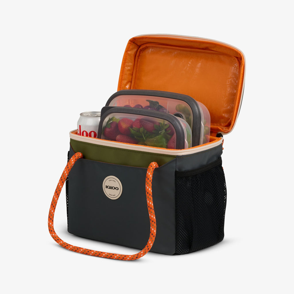 Summit Cube 12-Can Cooler Bag - Tactical Gray - Product View