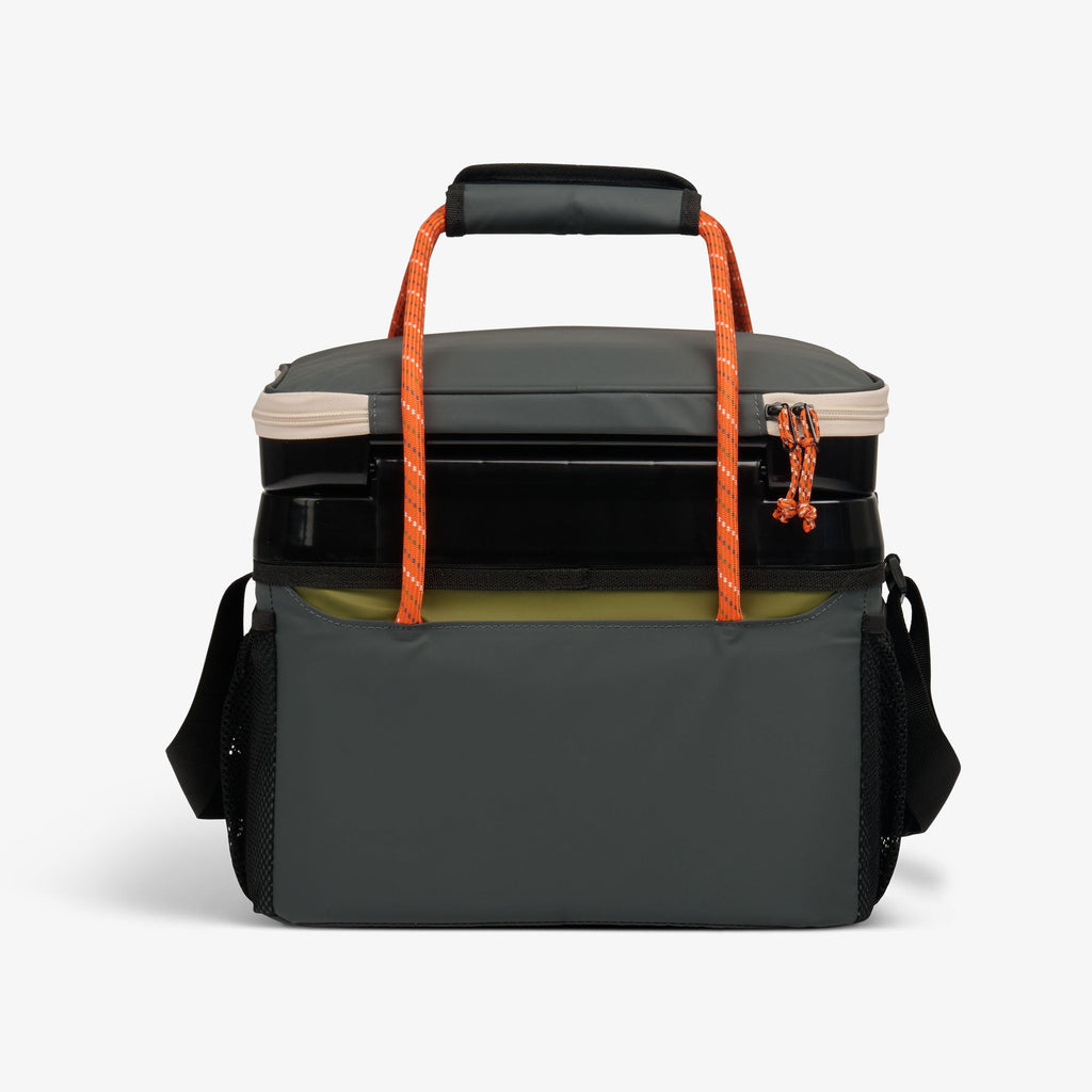 Summit Cool Fusion 18-Can Cooler Bag - Tactical Gray - Back View