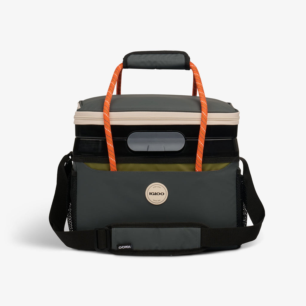 Summit Cool Fusion 18-Can Cooler Bag - Tactical Gray - Front View