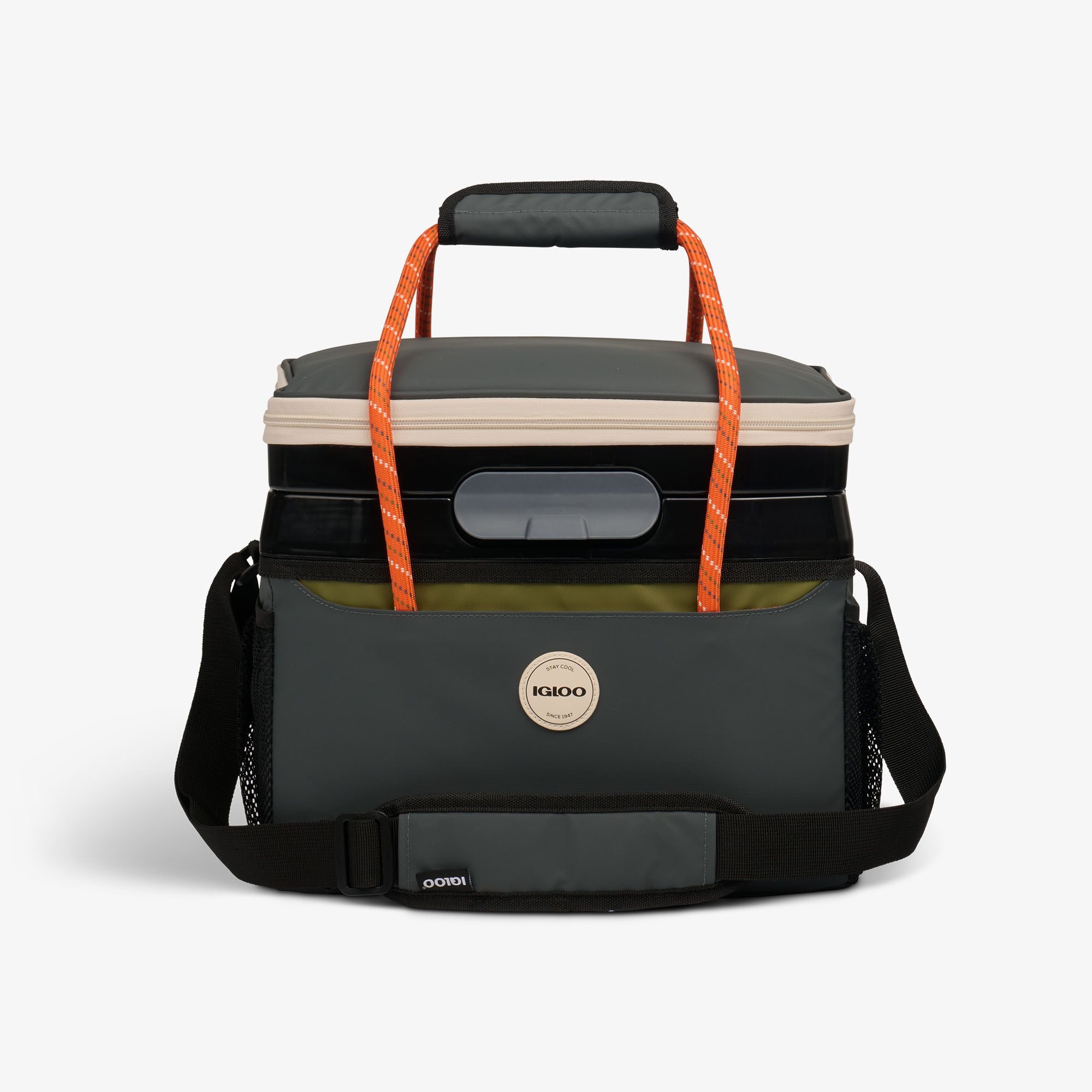 Summit Cool Fusion 18-Can Cooler Bag - Tactical Gray - Front View