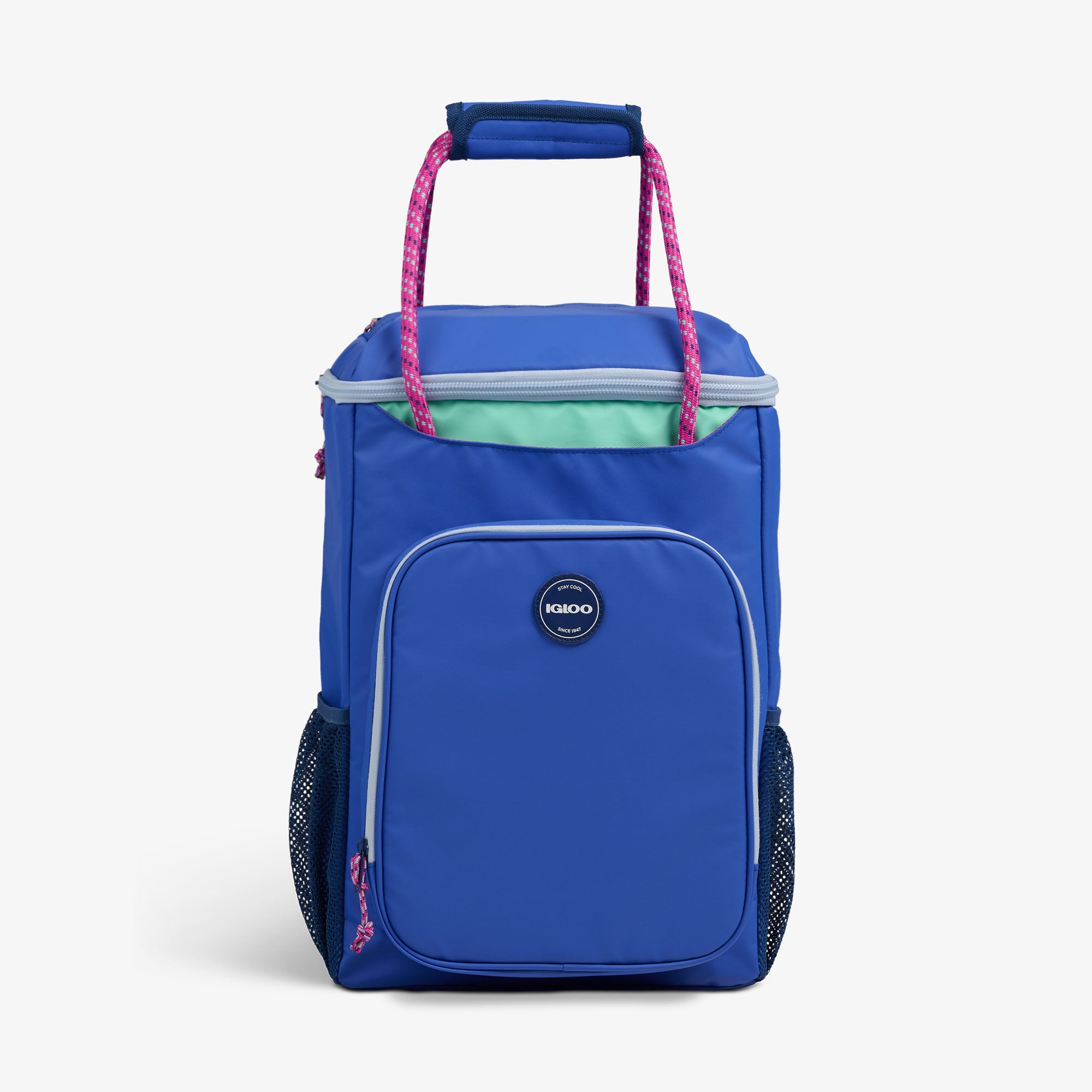 Summit 24-Can Backpack - Electric Indigo - Strap View