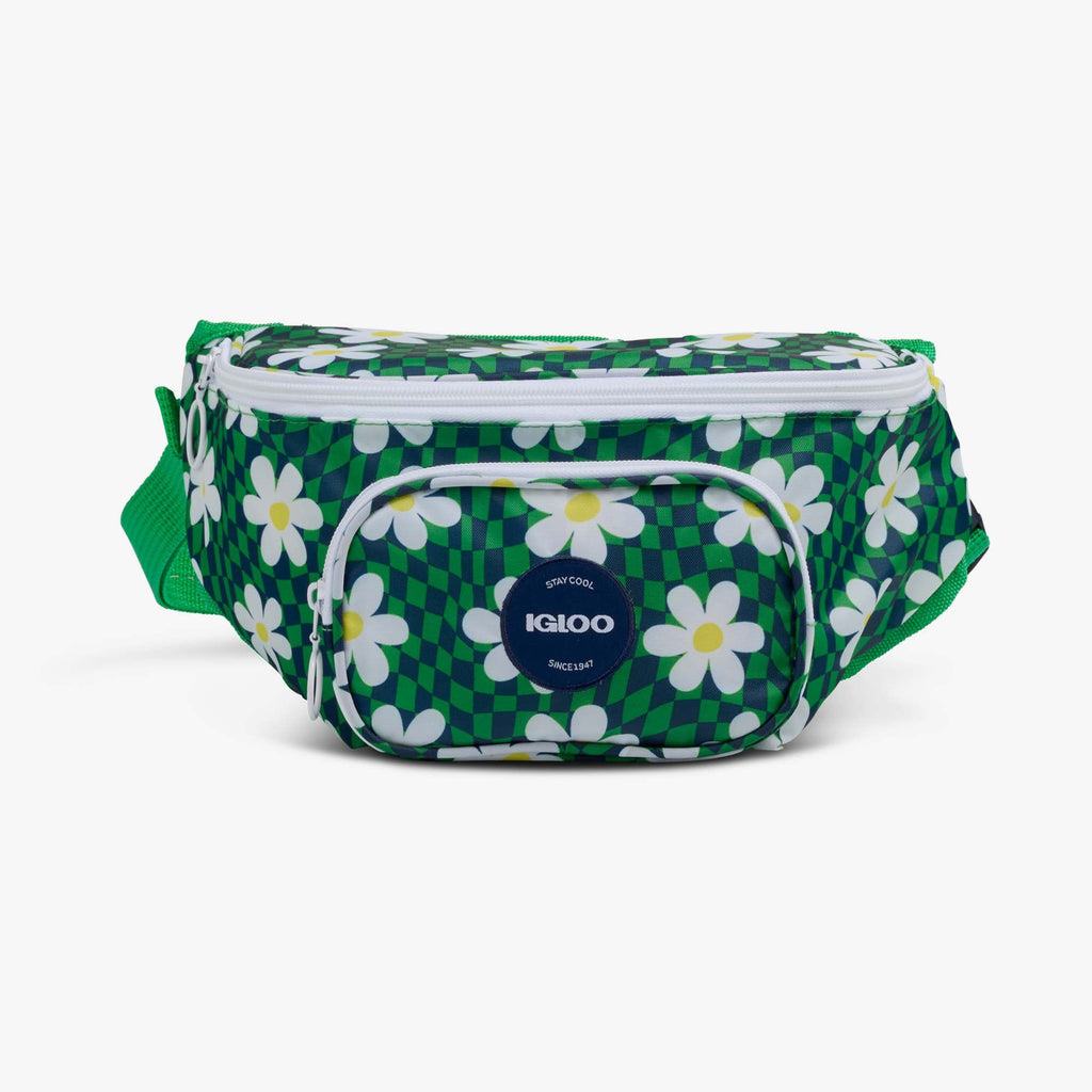 Retro Fanny Pack - Psychedelic Daisy - Front View