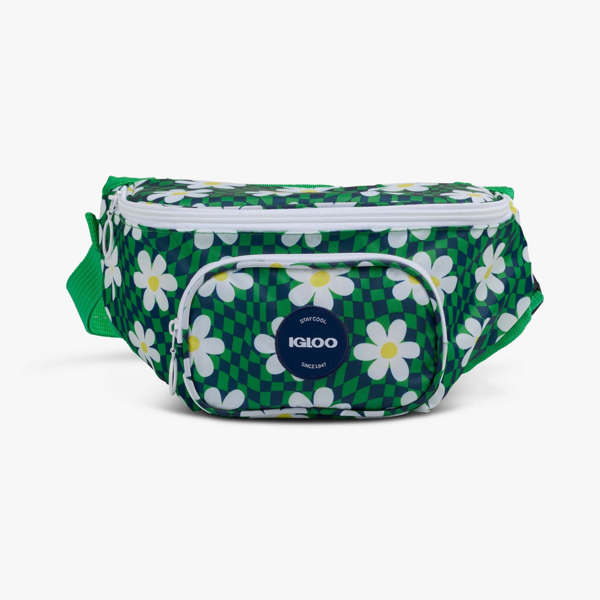 Retro Fanny Pack - Psychedelic Daisy - Front View