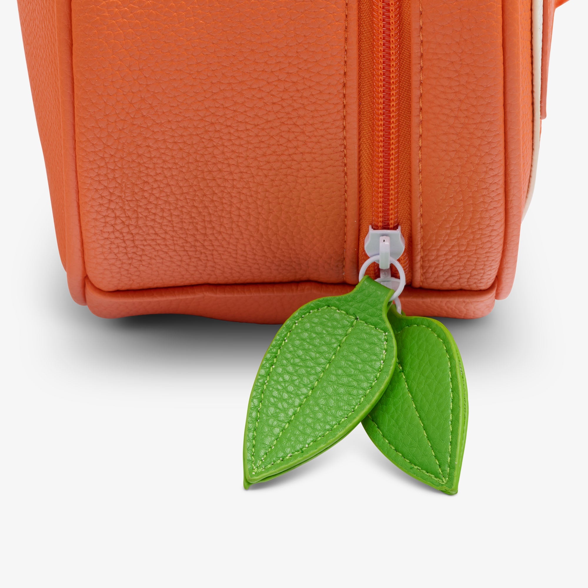Citrus Crossbody Cooler Bag - Orange - Zipper View