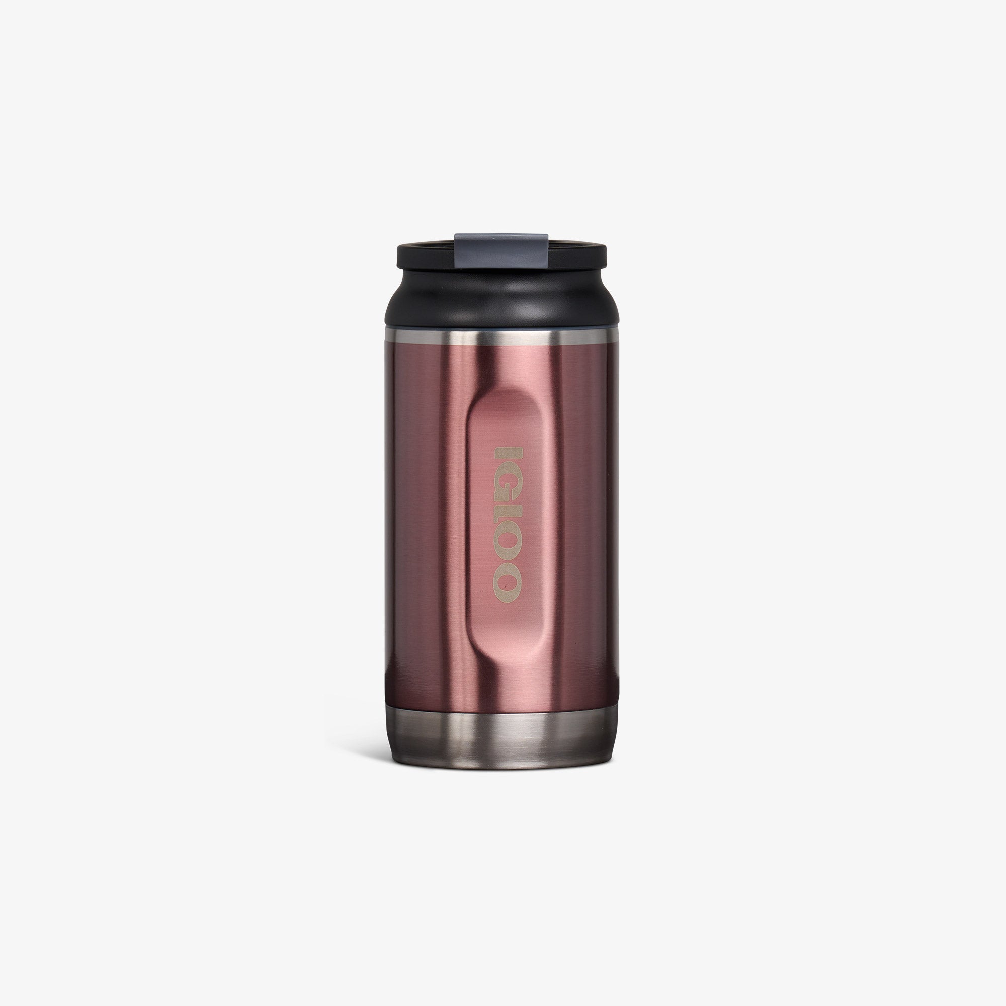 12 Oz Flip ‘n’ Sip Tumbler - Gloss Flamingo - Front View