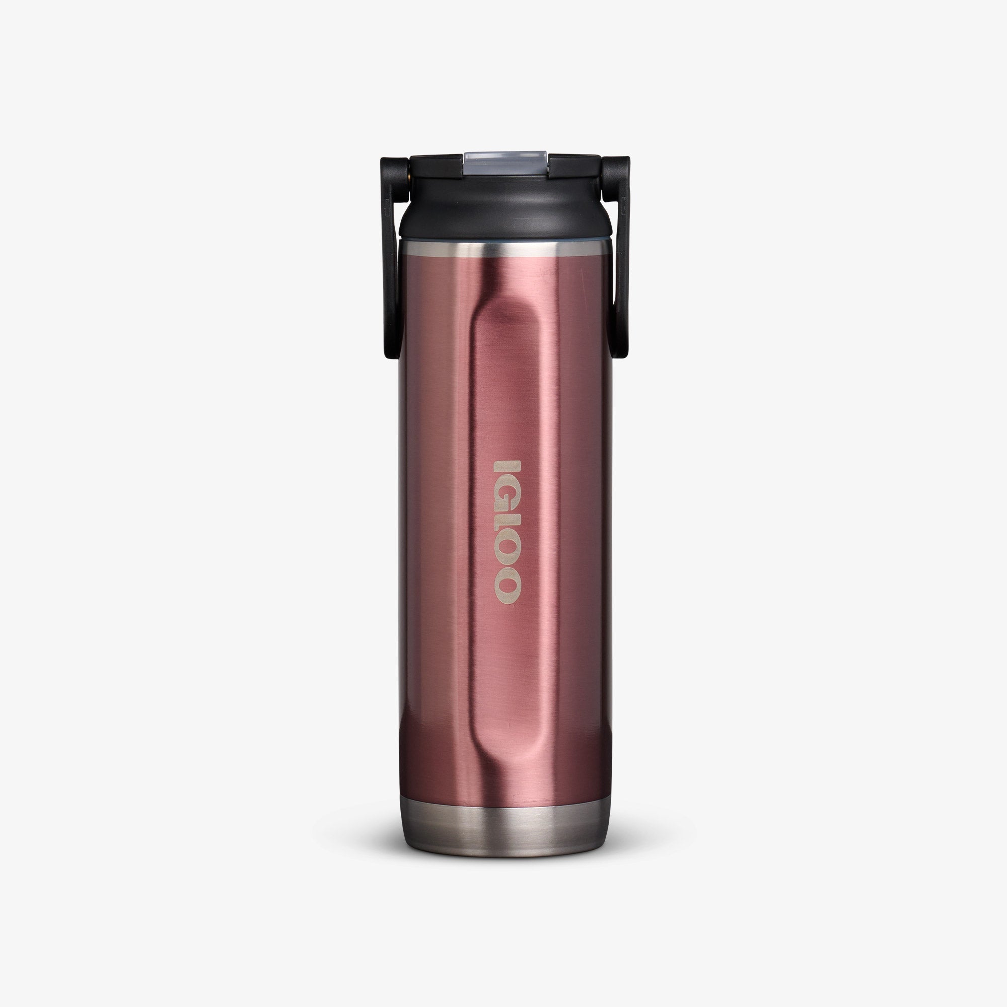20 Oz Sport Sipper Bottle - Gloss Flamingo - Front View