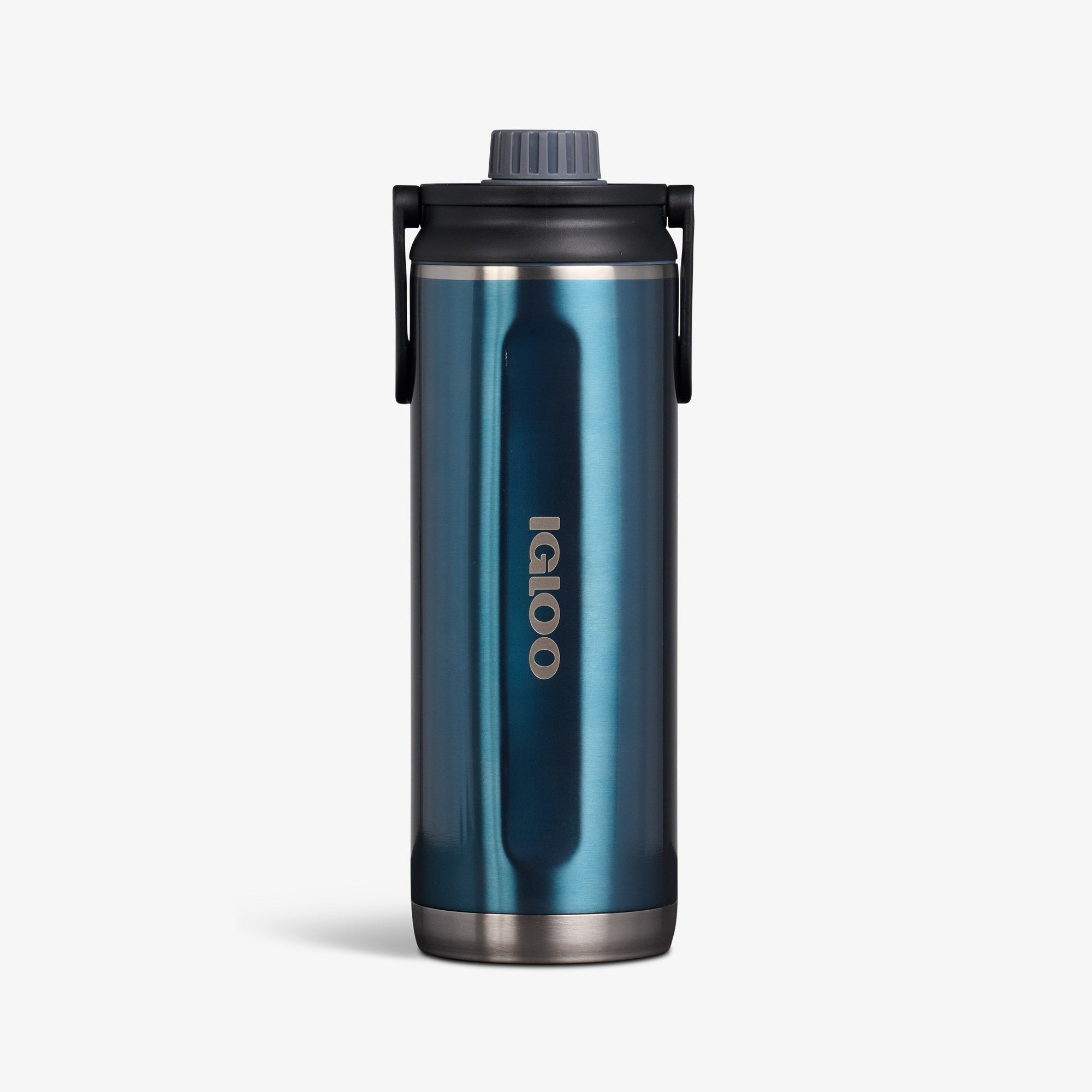 46 Oz Twist ‘n’ Chug Bottle - Gloss Modern Blue - Front View