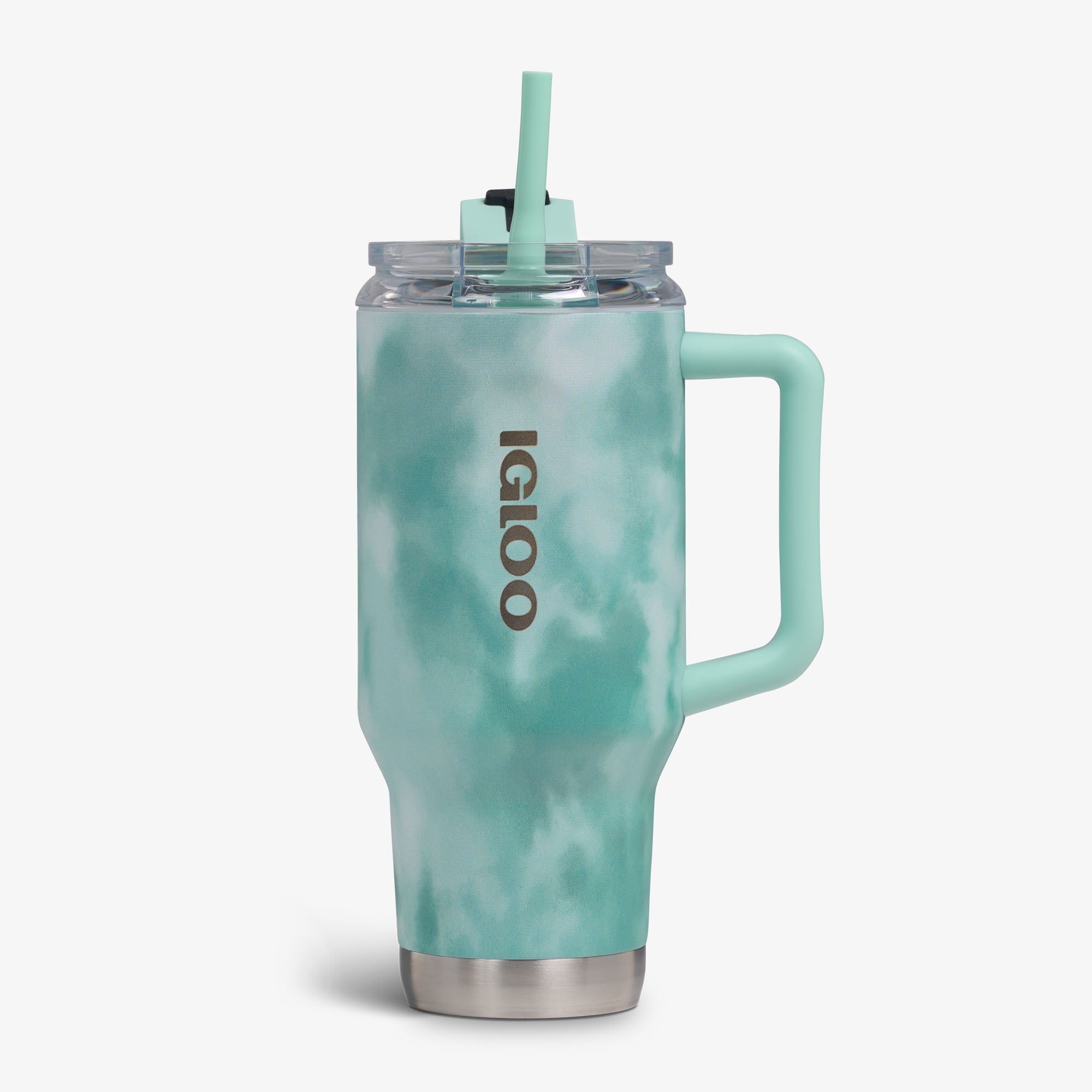 32 Oz Flip ‘n’ Sip Travel Mug - Cloud Seafoam - Front View