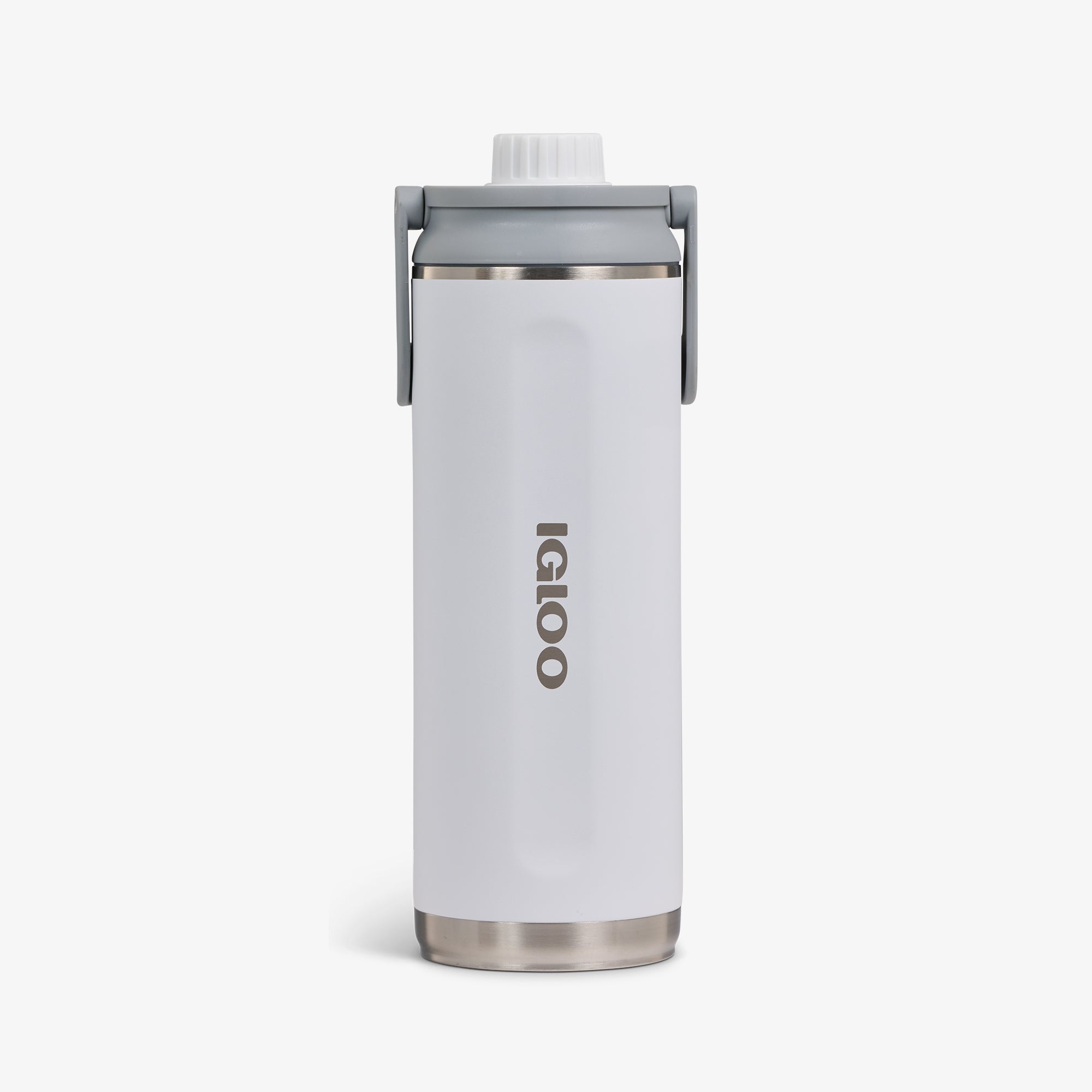 46 Oz Twist ‘n’ Chug Bottle - White - Front View