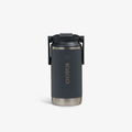 12 Oz Flip ‘n’ Sip Tumbler - Carbonite - Front View