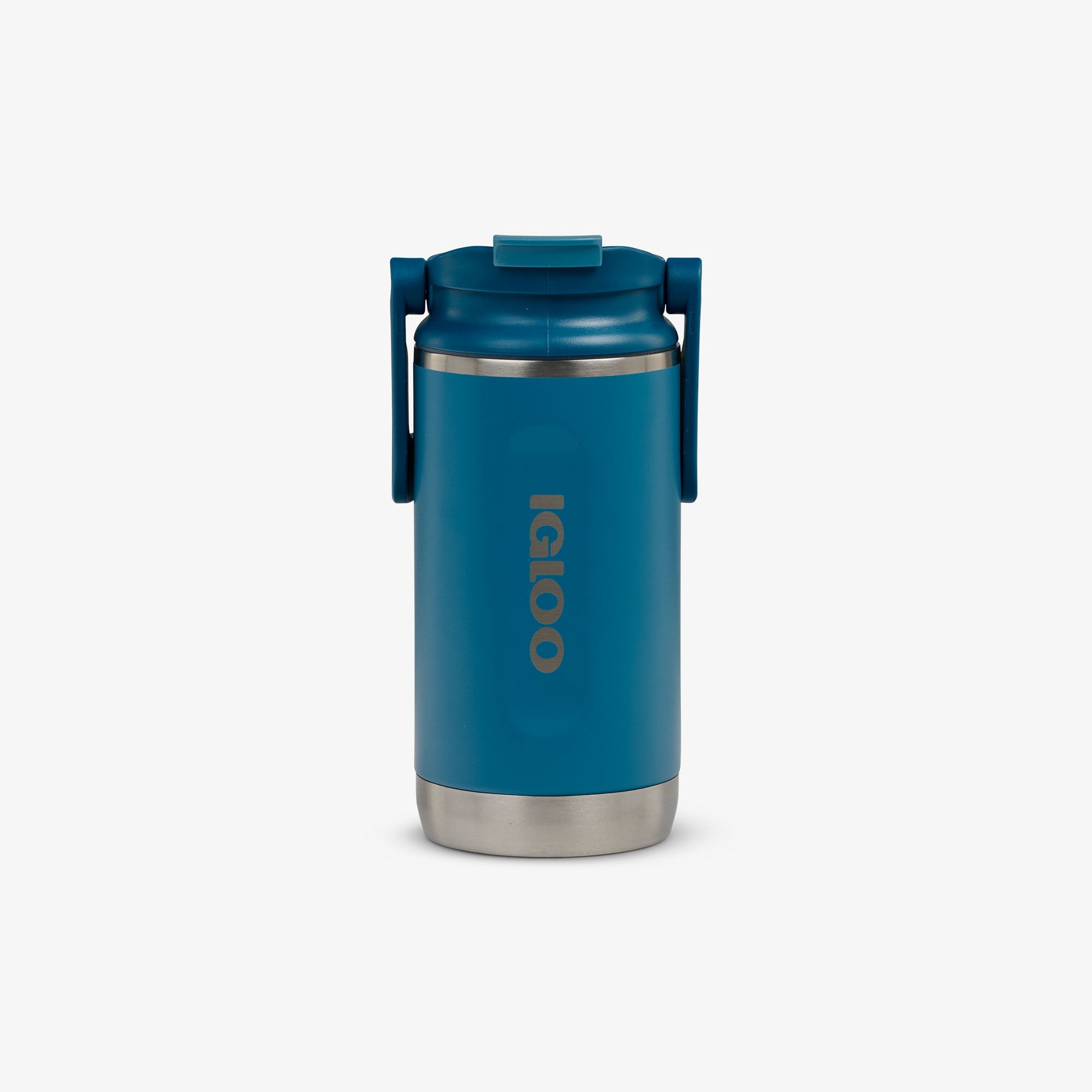 12 Oz Flip ‘n’ Sip Tumbler - Modern Blue - Front View