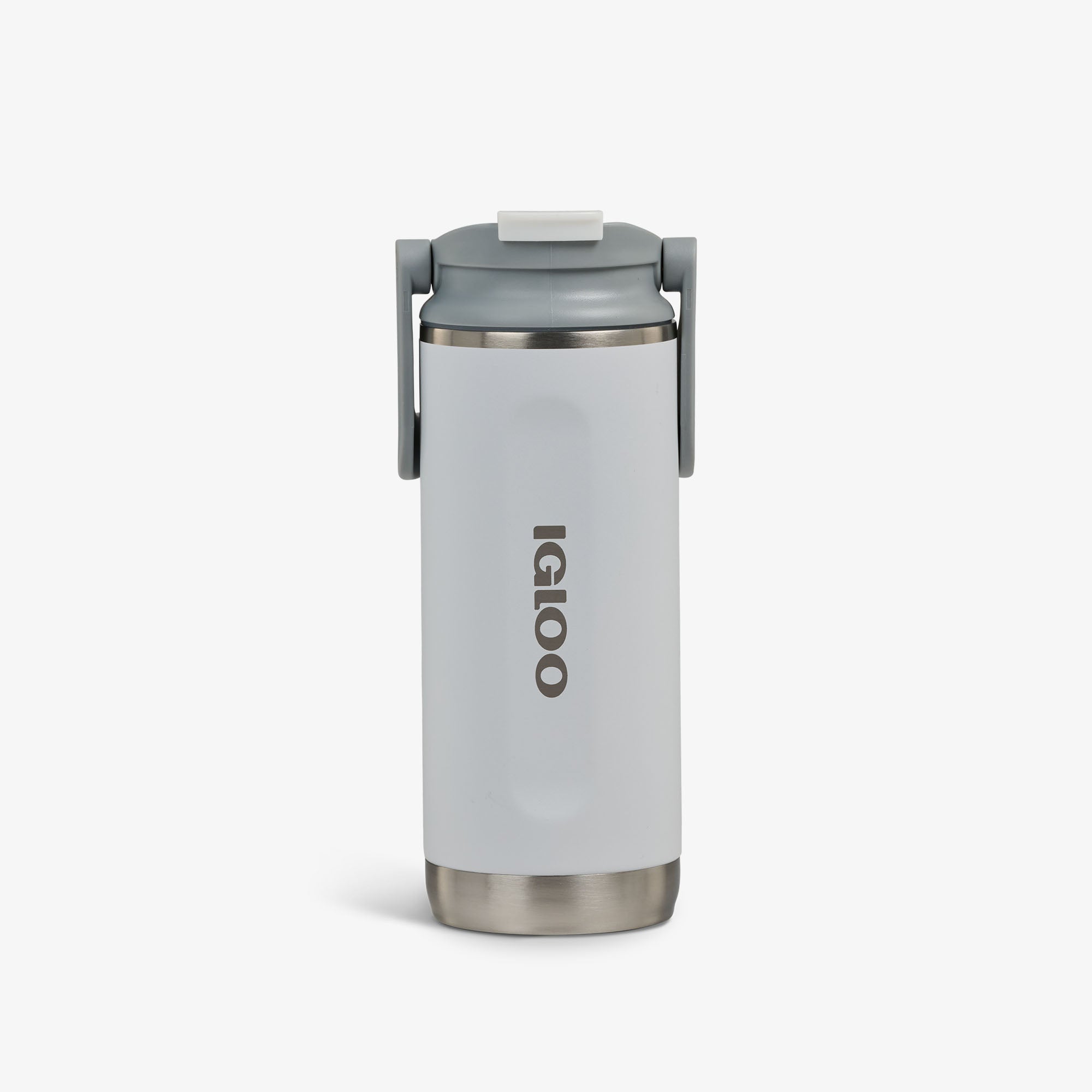 16 Oz Flip ‘n’ Sip Tumbler - White - Front View