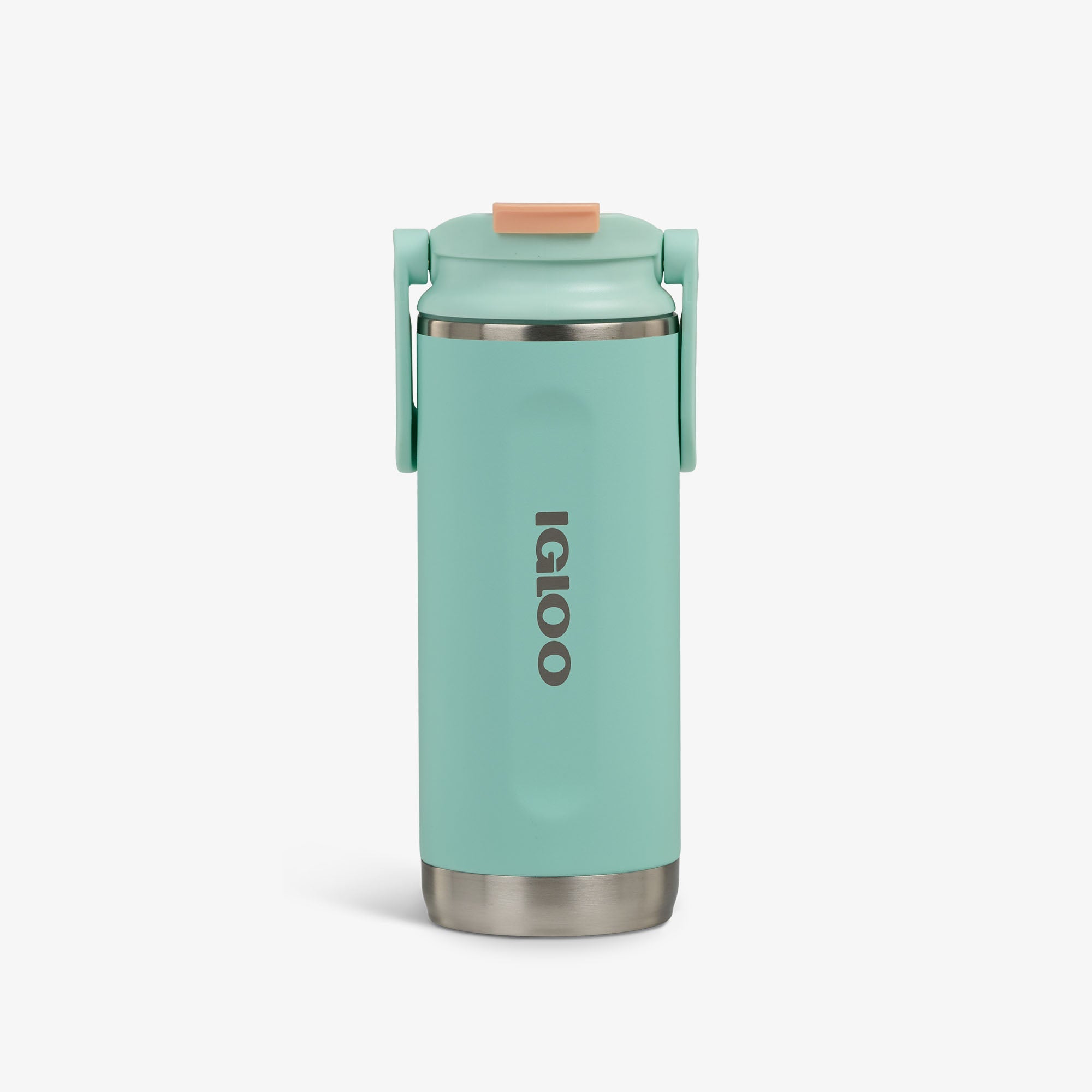 16 Oz Flip ‘n’ Sip Tumbler - Seafoam Green - Front View