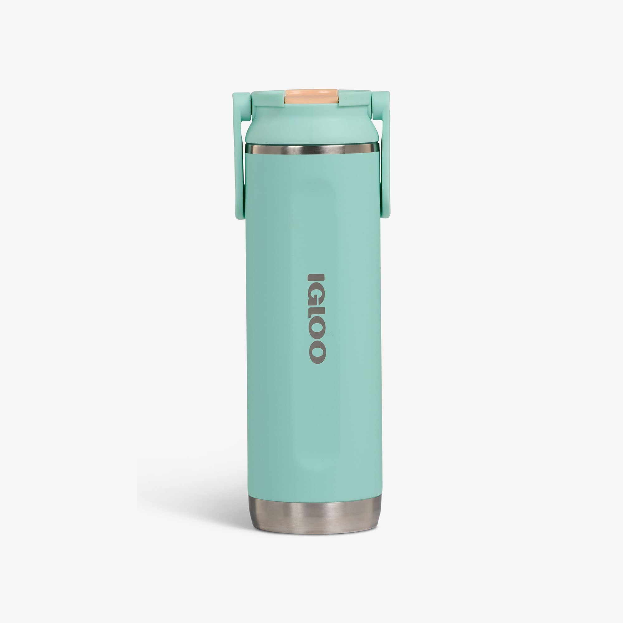 20 Oz Sport Sipper Bottle - Seafoam Green - Front View