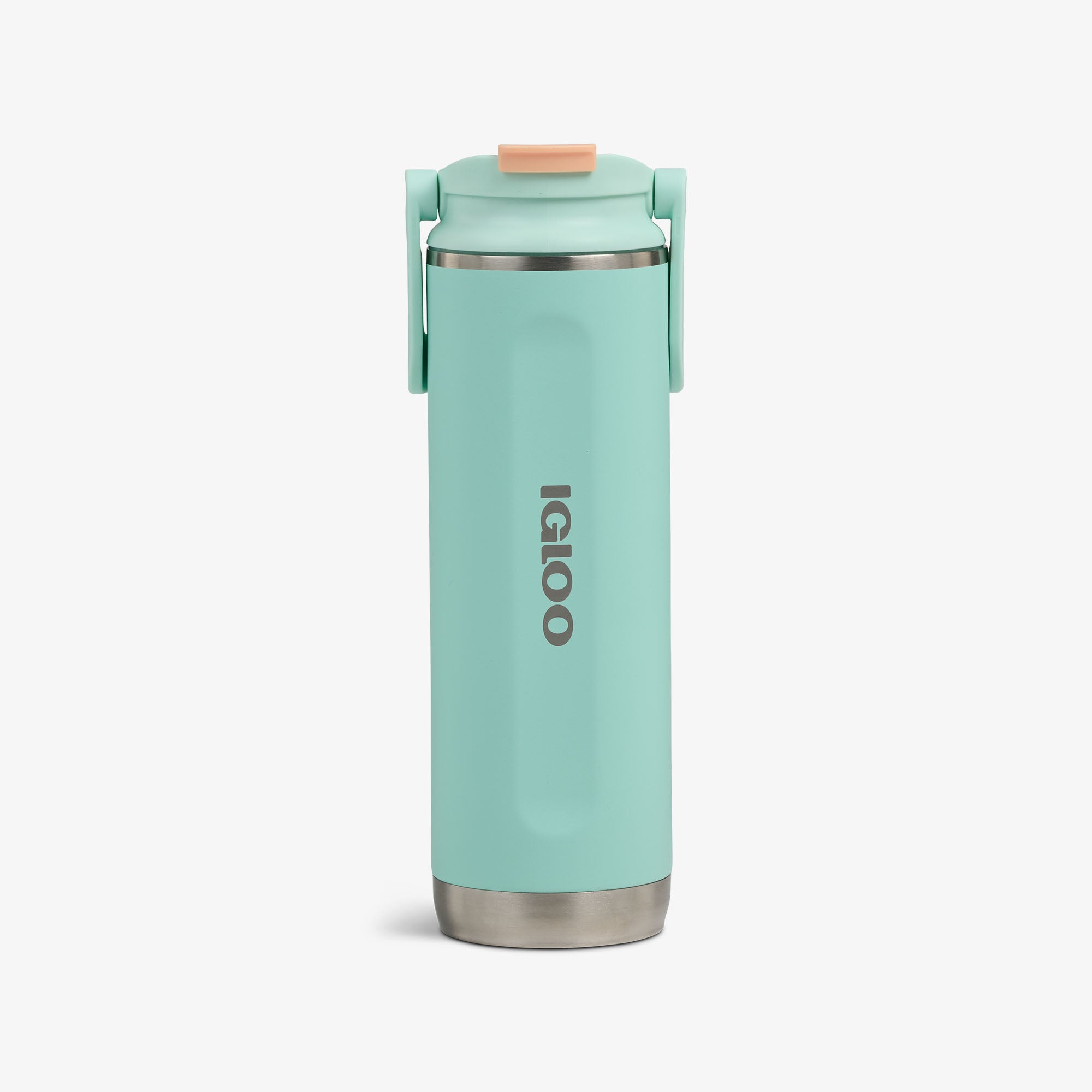 20 Oz Flip ‘n’ Sip Tumbler - Seafoam Green - Front View