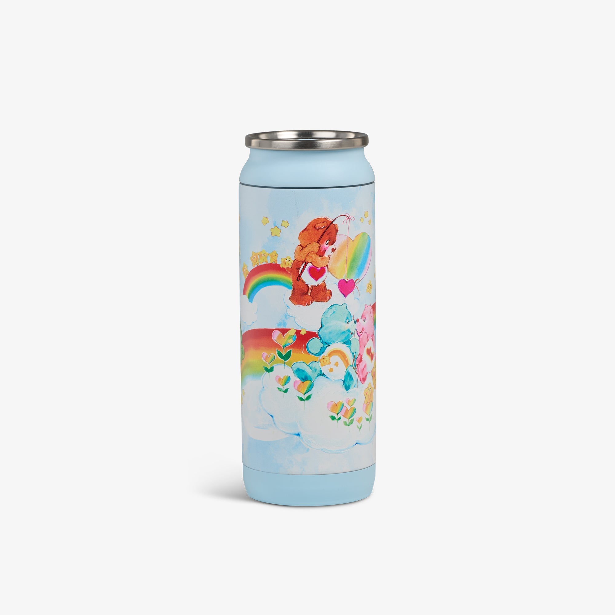 The Care Bears™ 16 Oz Can - Blue - Back View