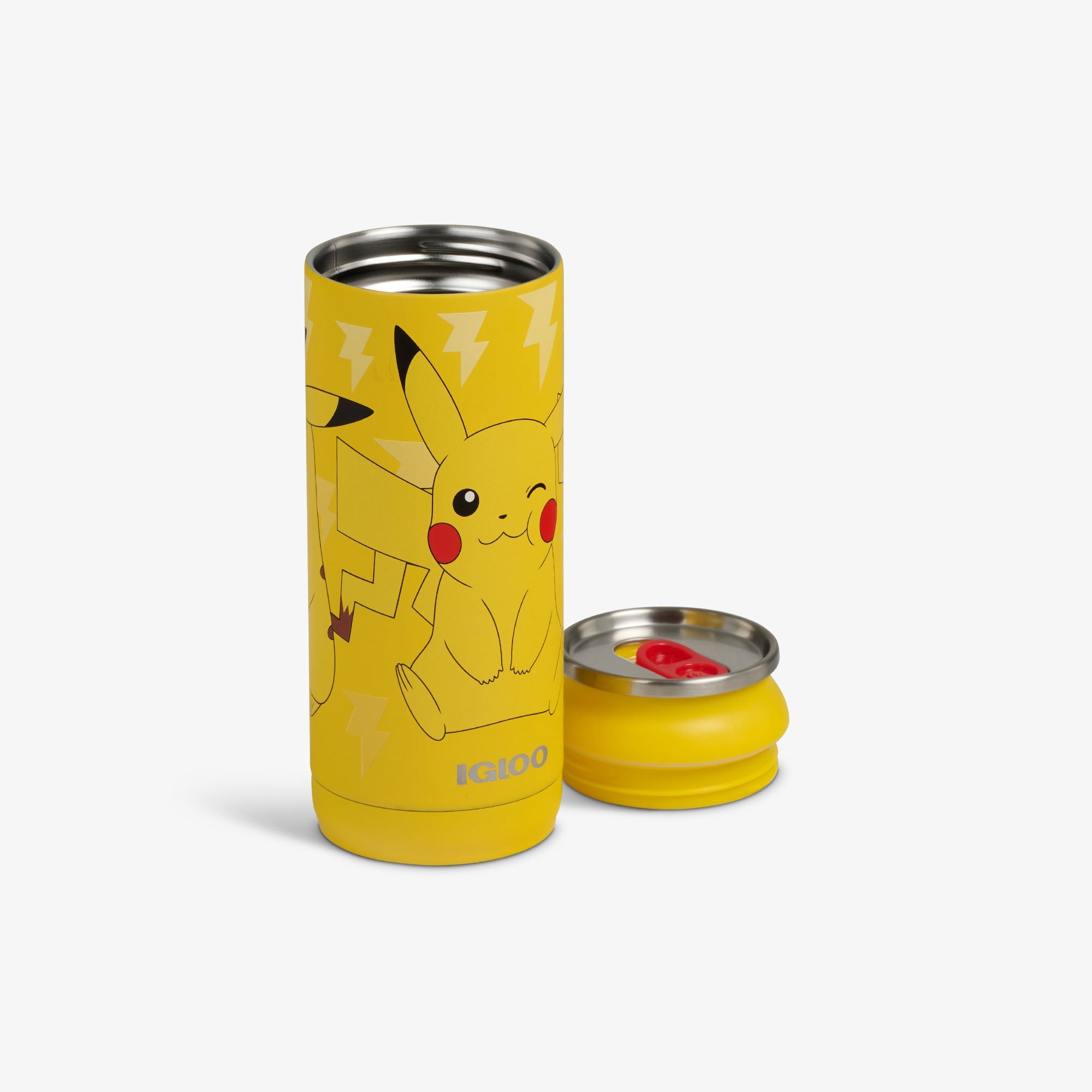 Pokémon 16 Oz Can - Pikachu - Open View