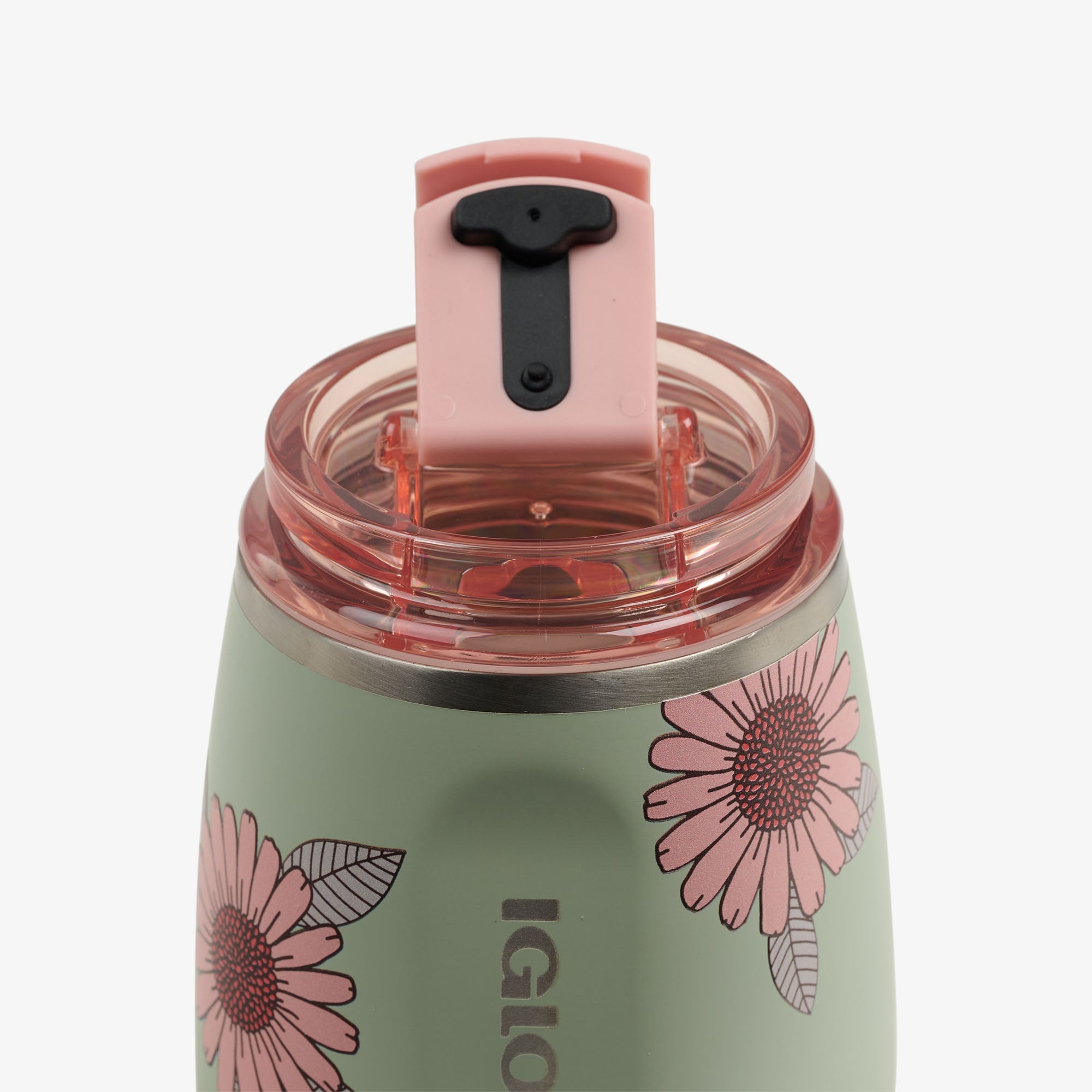 Floral 10 Oz Wine Tumbler - Sage - Product View