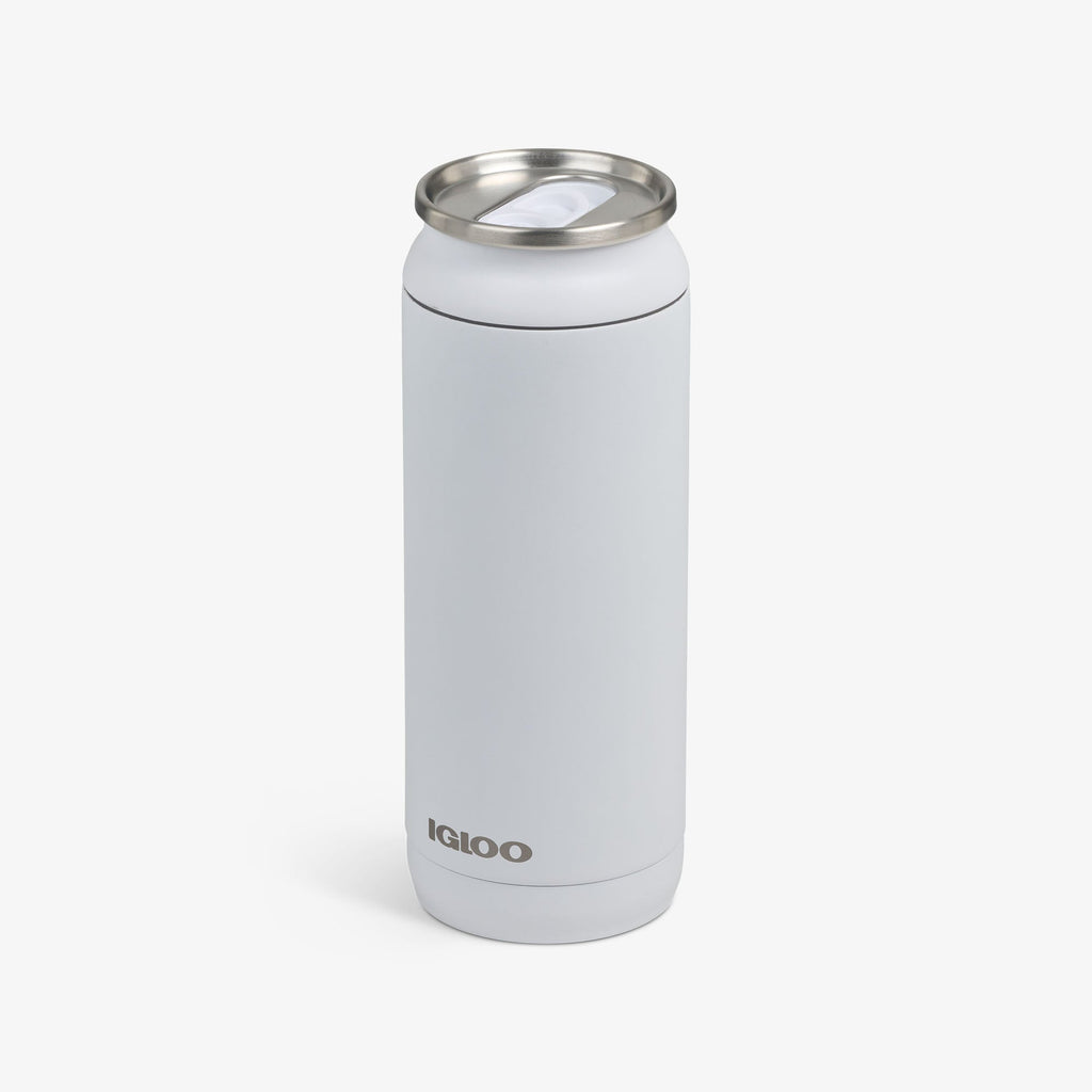 16 Oz Can - White - Product View