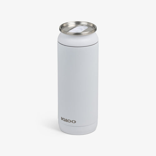 16 Oz Can - White - Product View