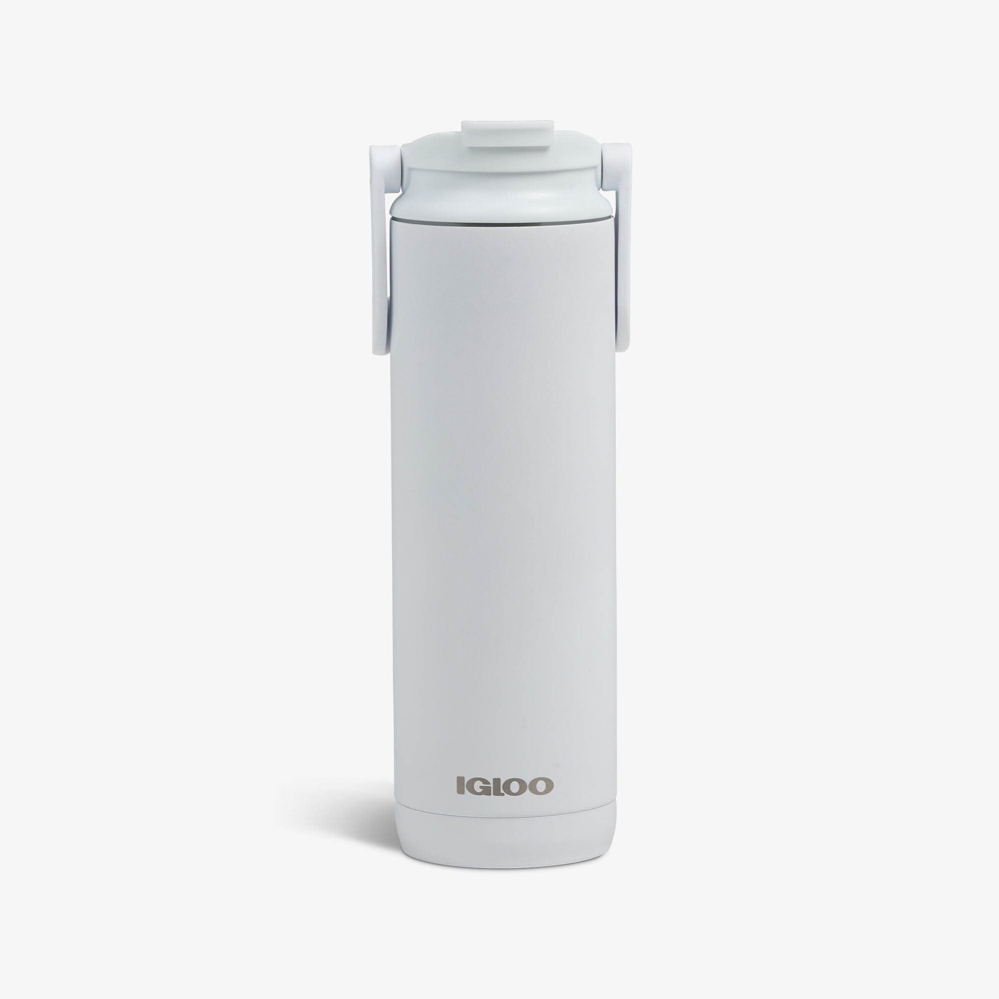 20 Oz Flip ‘n’ Sip Tumbler - White - Custom - Front View