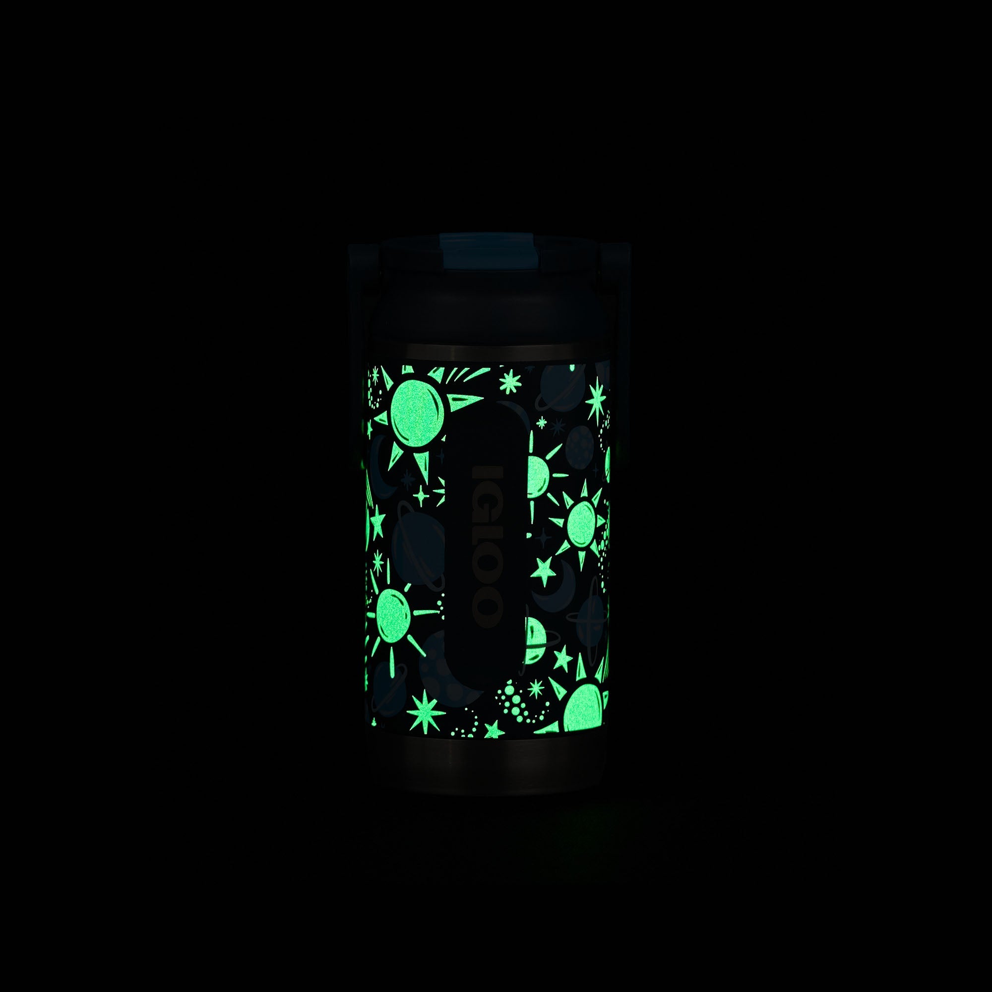 Kids Lunch Glow 12 Oz Sipper Bottle - Cosmic Glow - Product View