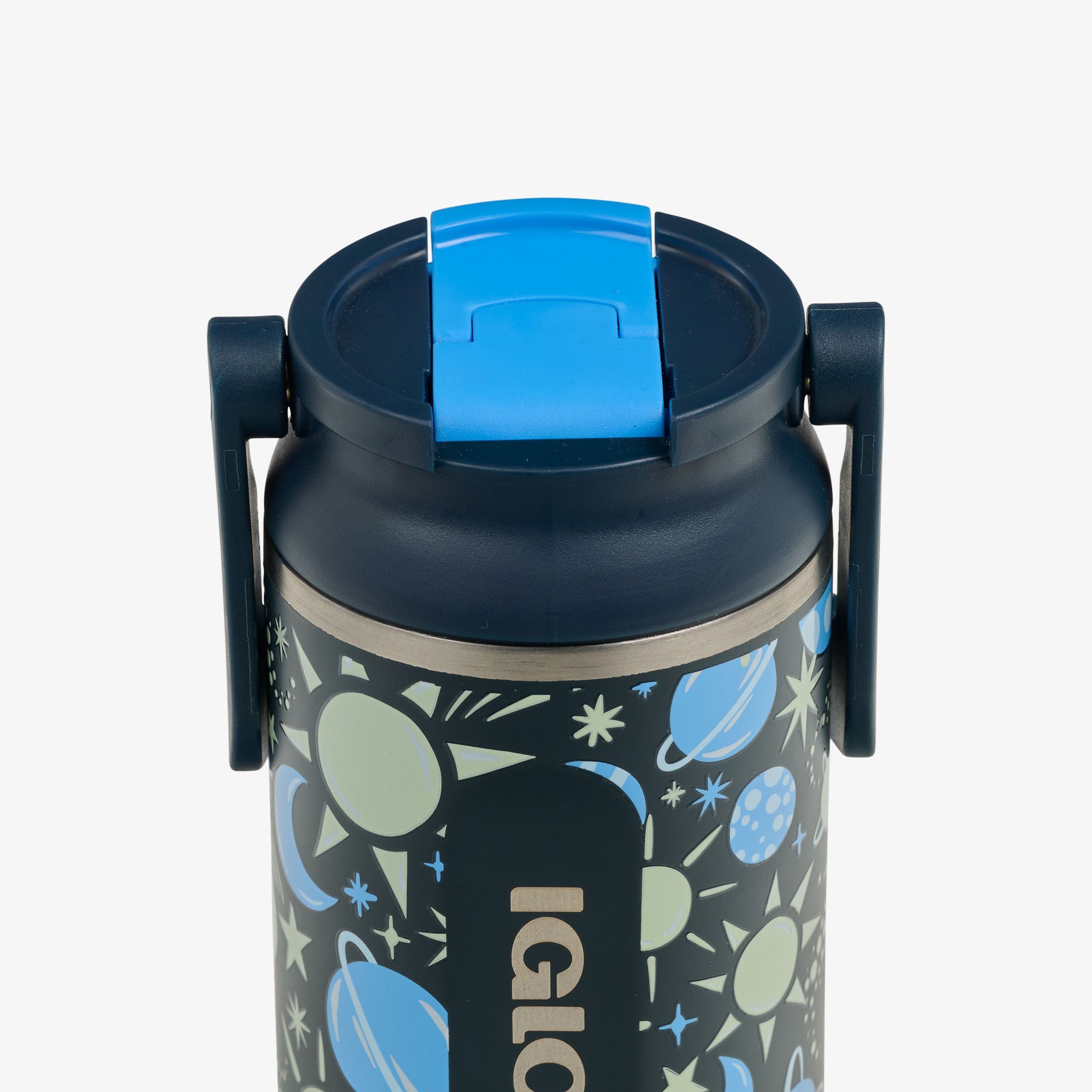 Kids Lunch Glow 12 Oz Sipper Bottle - Cosmic Glow - Product View