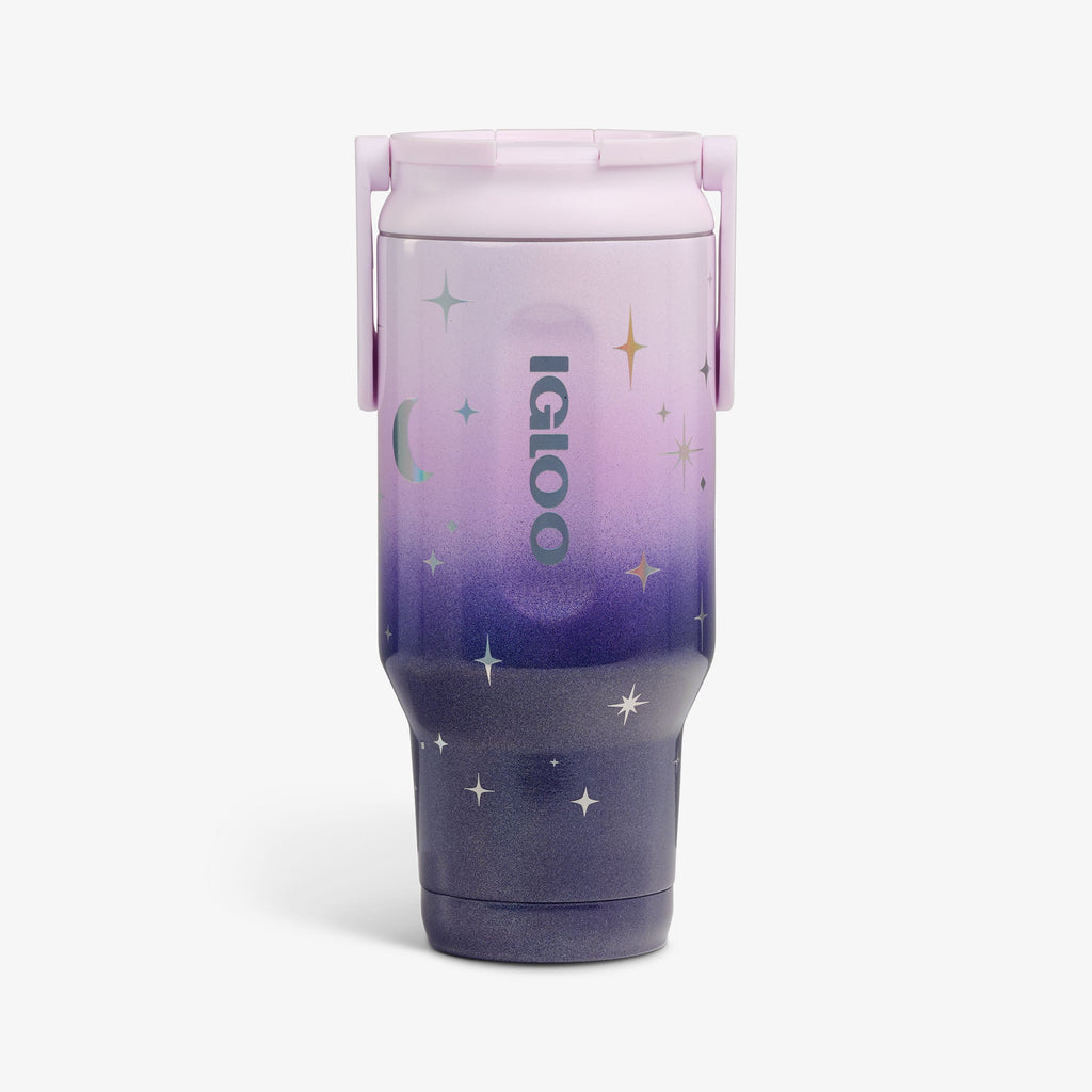 32 Oz Sport Sipper Bottle - Mystic Purple - Front View