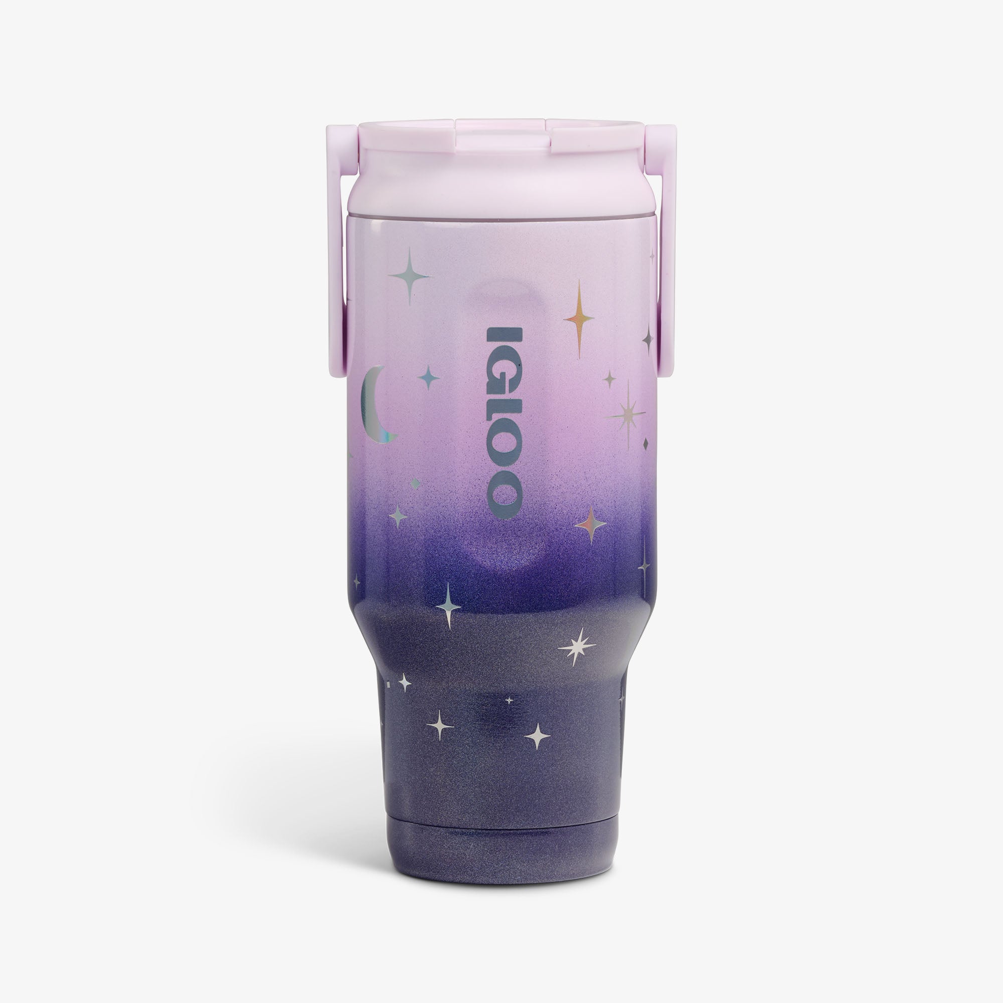 32 Oz Sport Sipper Bottle - Mystic Purple - Front View