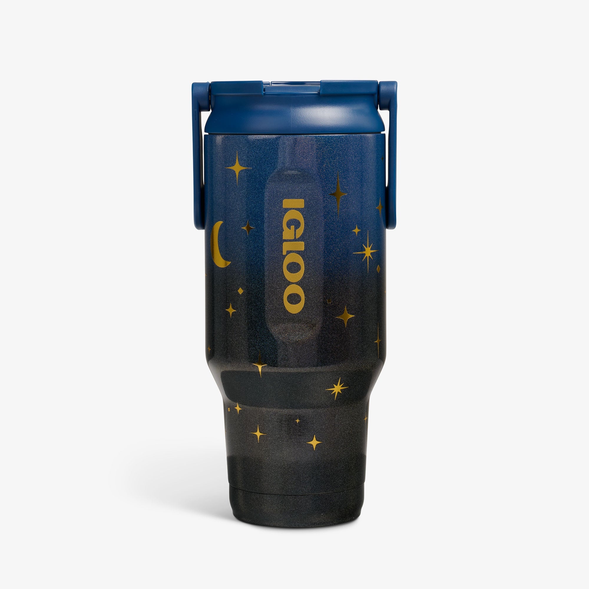 32 Oz Sport Sipper Bottle - Midnight Blue - Front View
