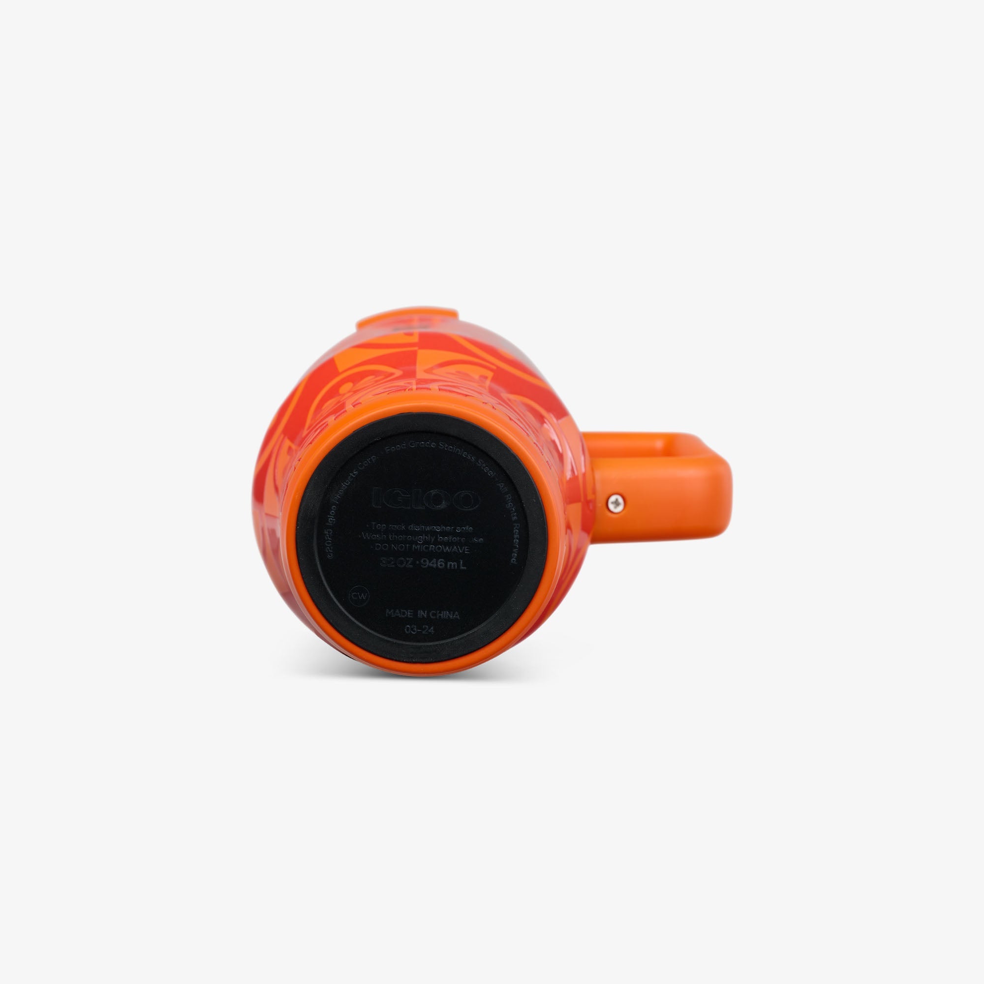 32 Oz Flip ‘n’ Sip Travel Mug - Orange - Product View