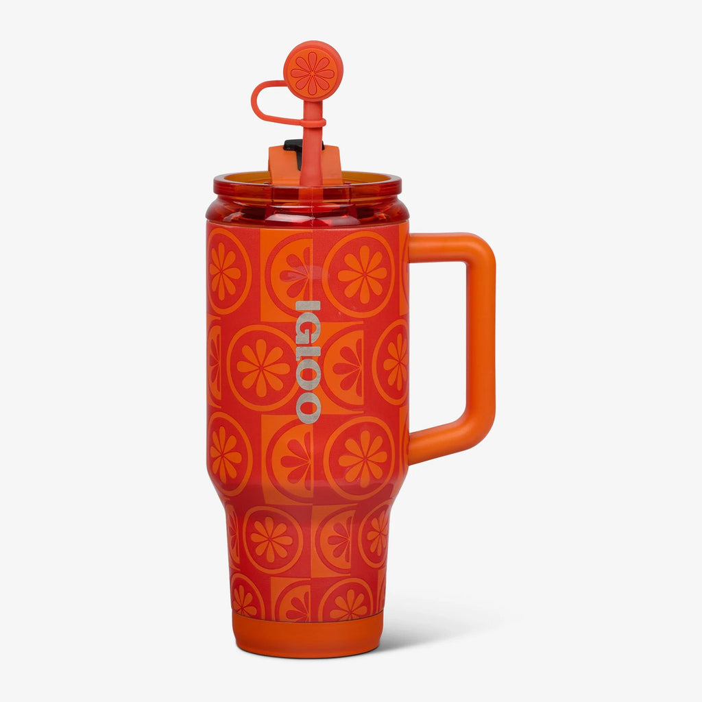 32 Oz Flip ‘n’ Sip Travel Mug - Orange - Product View